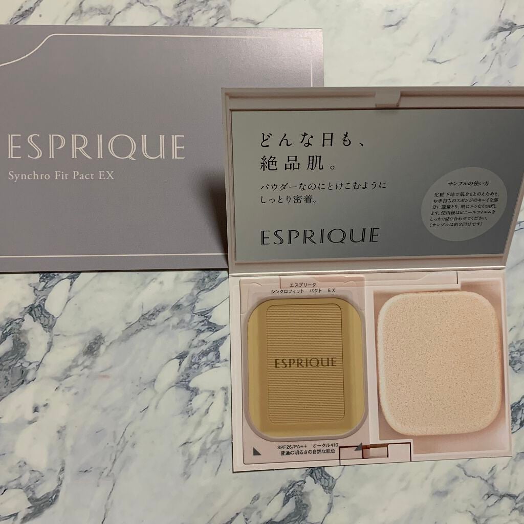 シンクロフィット パクト EX/ESPRIQUE/パウダーファンデーションを使ったクチコミ(1枚目)
