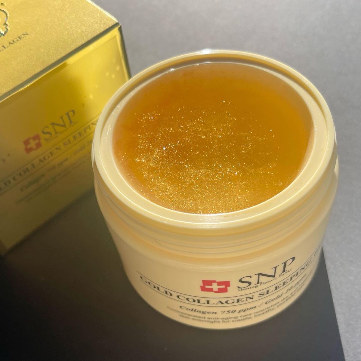 SNP ゴールド コラーゲン スリーピング パック/SNP/シートマスク・パックを使ったクチコミ(7枚目)