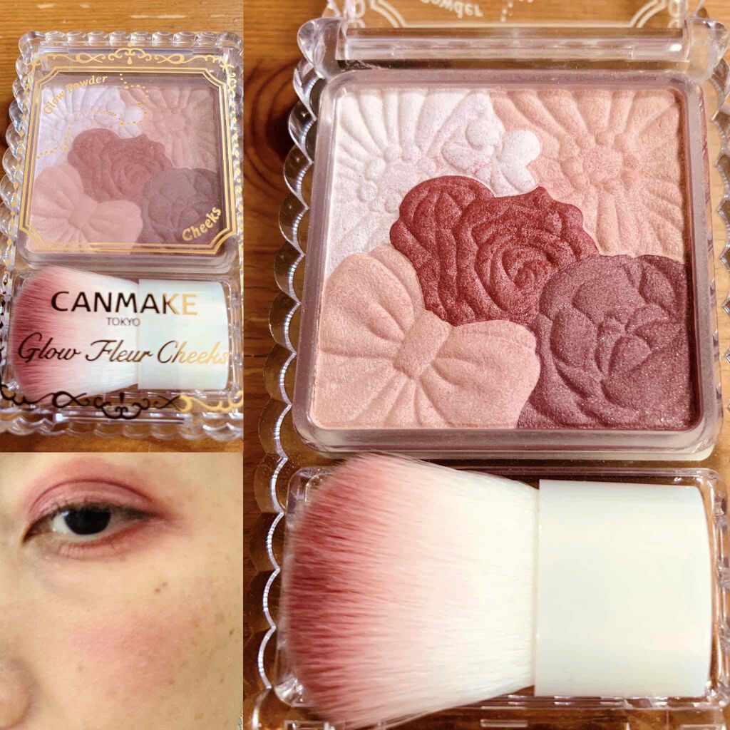 グロウフルールチークス/キャンメイク/パウダーチークを使ったクチコミ(2枚目)