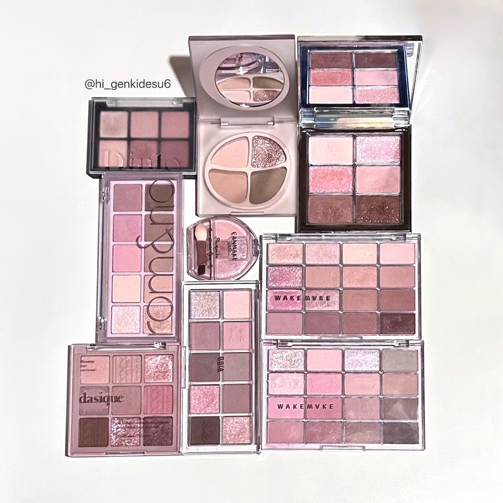 アイ ヴィーガン シアーパレット/AMUSE/アイシャドウパレットを使ったクチコミ（1枚目）