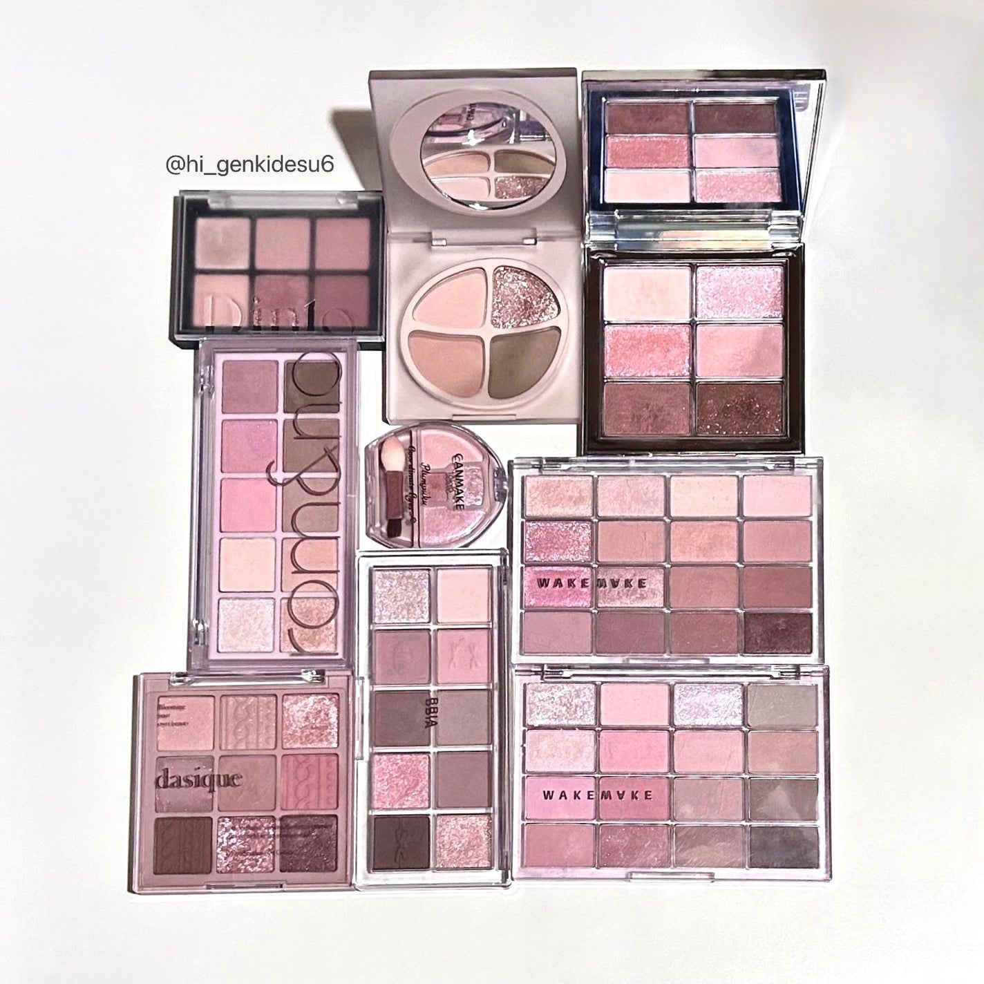 シャドウパレット/dasique/アイシャドウパレットを使ったクチコミ(1枚目)