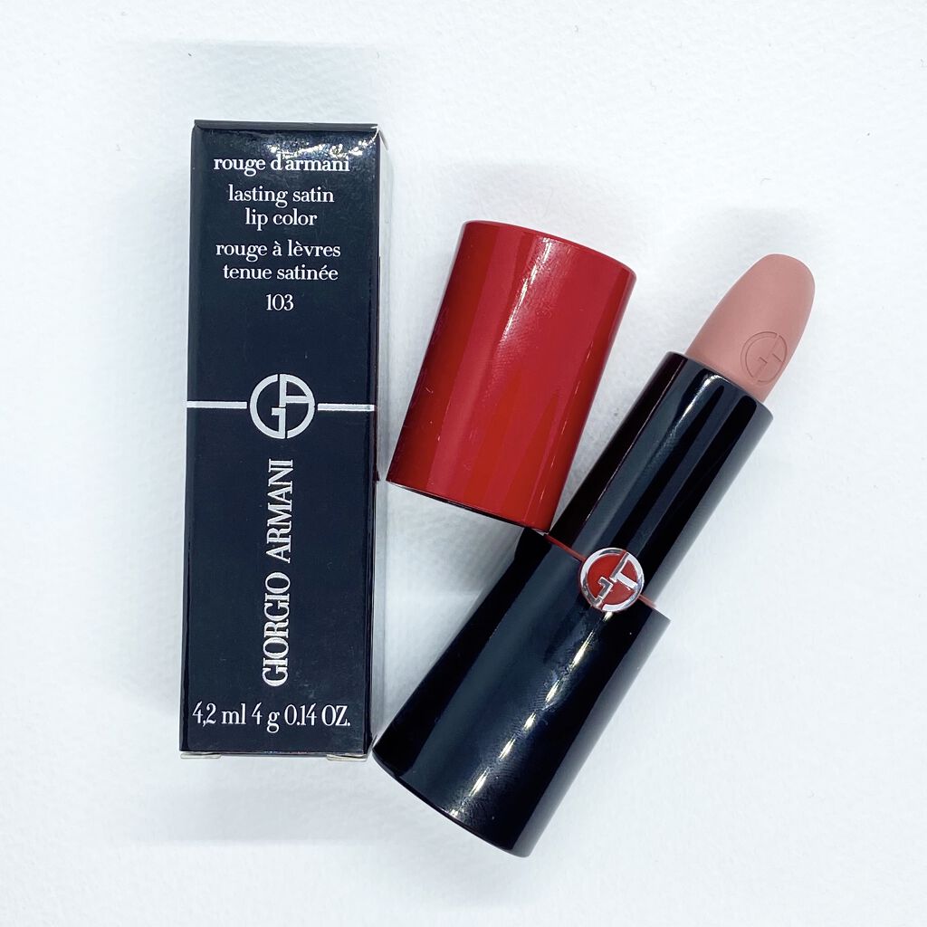 ルージュ ドゥ アルマーニ/ジョルジオ アルマーニ ビューティ/口紅を使ったクチコミ（1枚目）