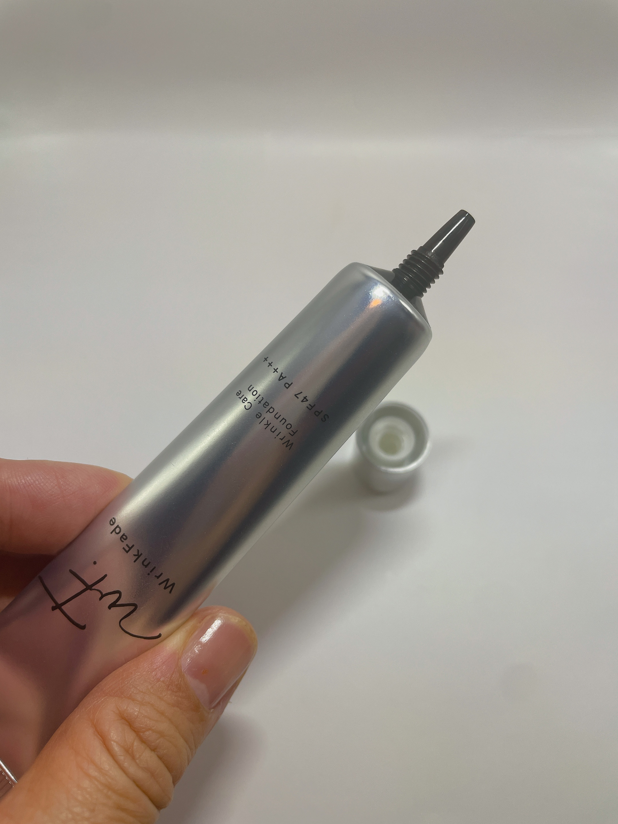 薬用リンクルカバーファンデーション〈シワ改善ファンデーション〉/WrinkFade/リキッドファンデーションを使ったクチコミ（3枚目）