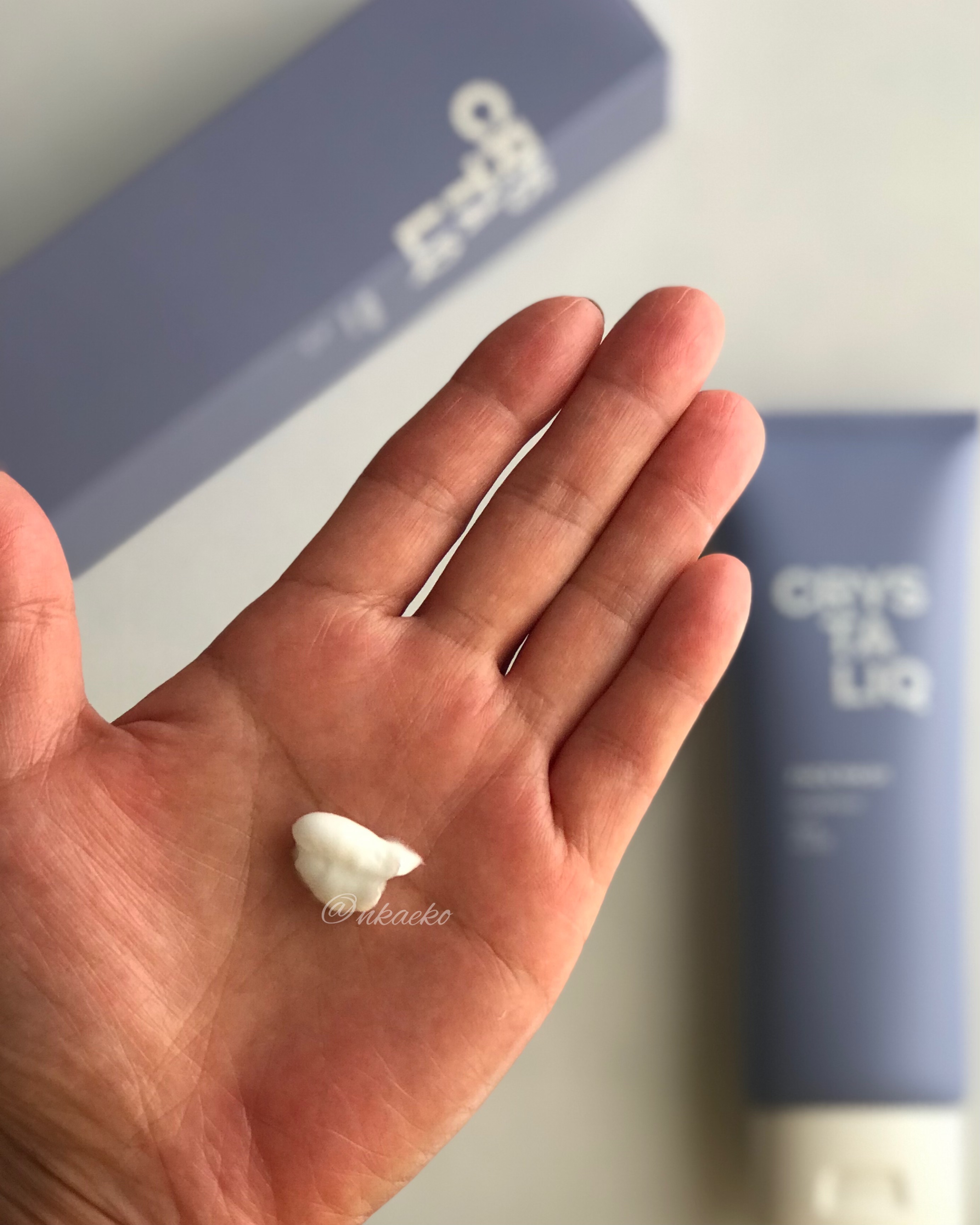 薬用洗顔フォーム＜BE-Q200W-H＞/Crystaliq /洗顔フォームを使ったクチコミ（2枚目）