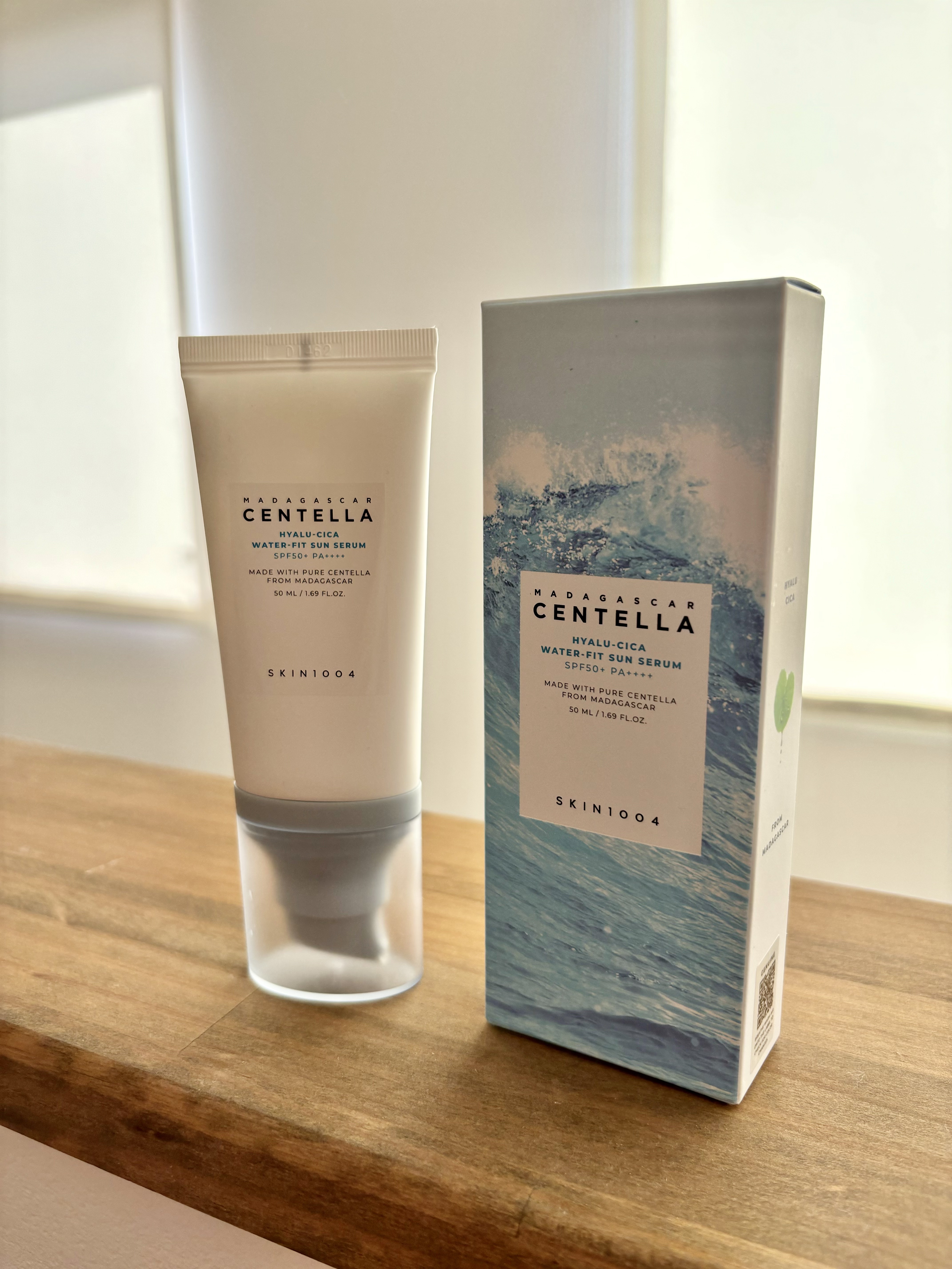 ヒアルーシカ ウォーターフィット サンセラム/SKIN1004/日焼け止めローションを使ったクチコミ（1枚目）