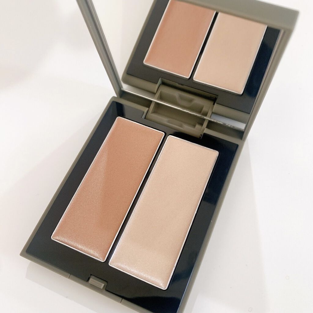 THREE シマリング グロー デュオ/THREE/クリームハイライトを使ったクチコミ（1枚目）