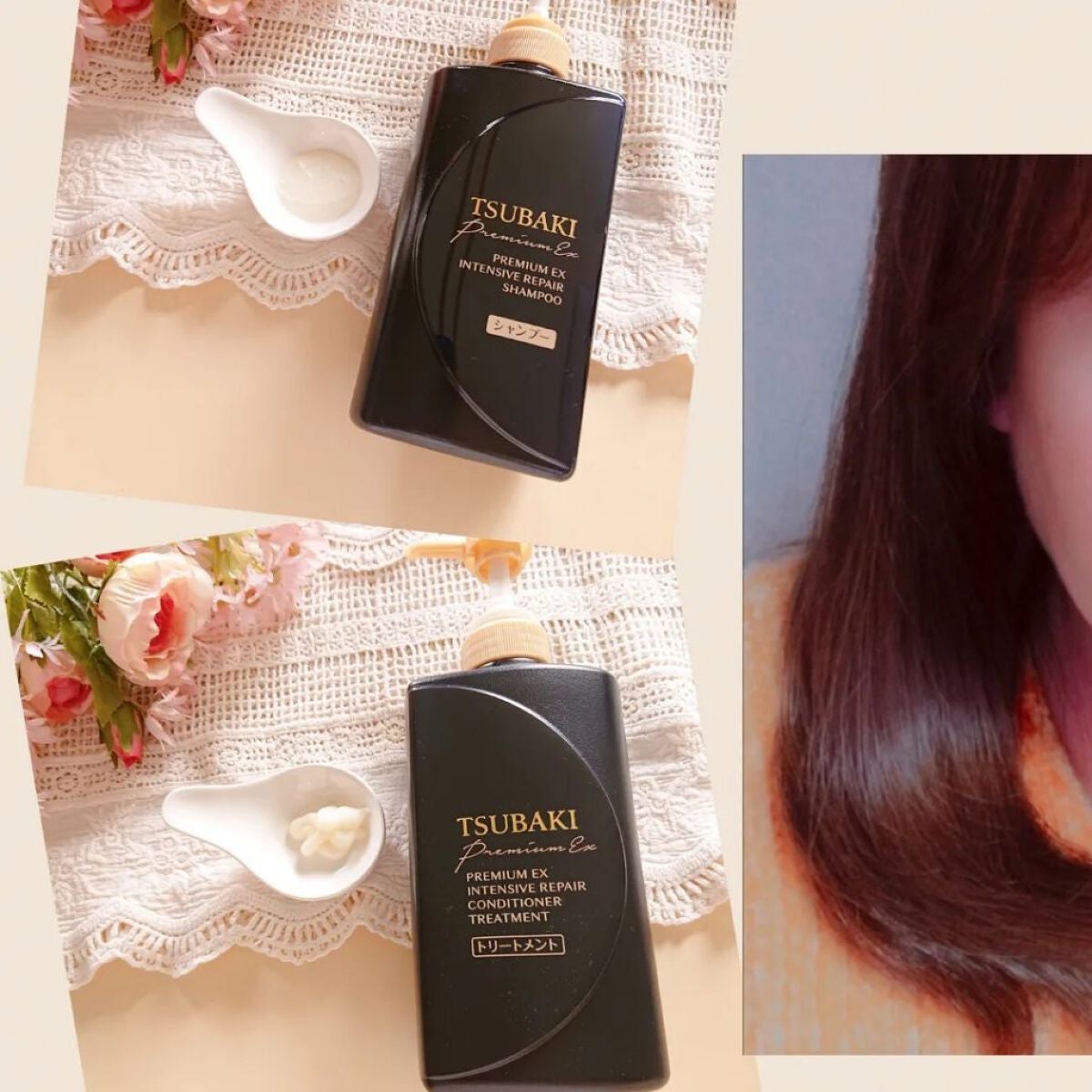 プレミアムEX インテンシブリペア <シャンプー>/コンディショナー<ヘアトリートメント> /TSUBAKI/市販シャンプーを使ったクチコミ(4枚目)