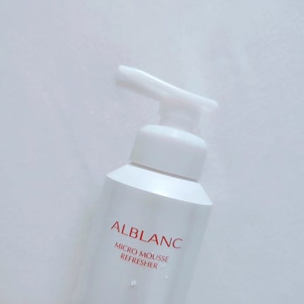 マイクロムース リフレッシャー/ALBLANC/泡洗顔を使ったクチコミ(2枚目)