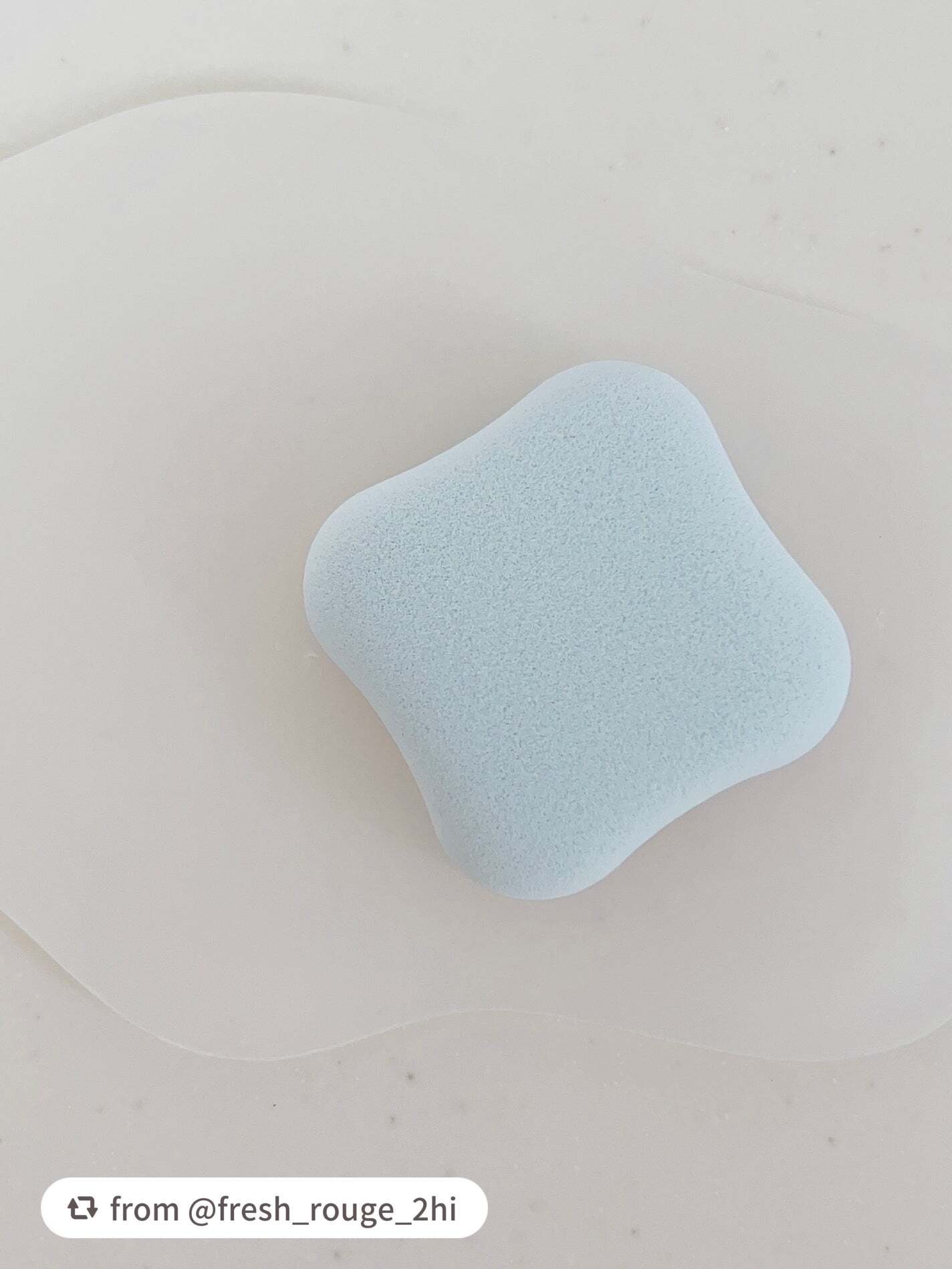 ファンデーションが染みこみにくいパフ/貝印/パフ・スポンジを使ったクチコミ(2枚目)