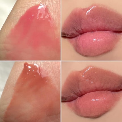 グラスティングカラーグロス/rom&nd/リップグロスを使ったクチコミ(4枚目)