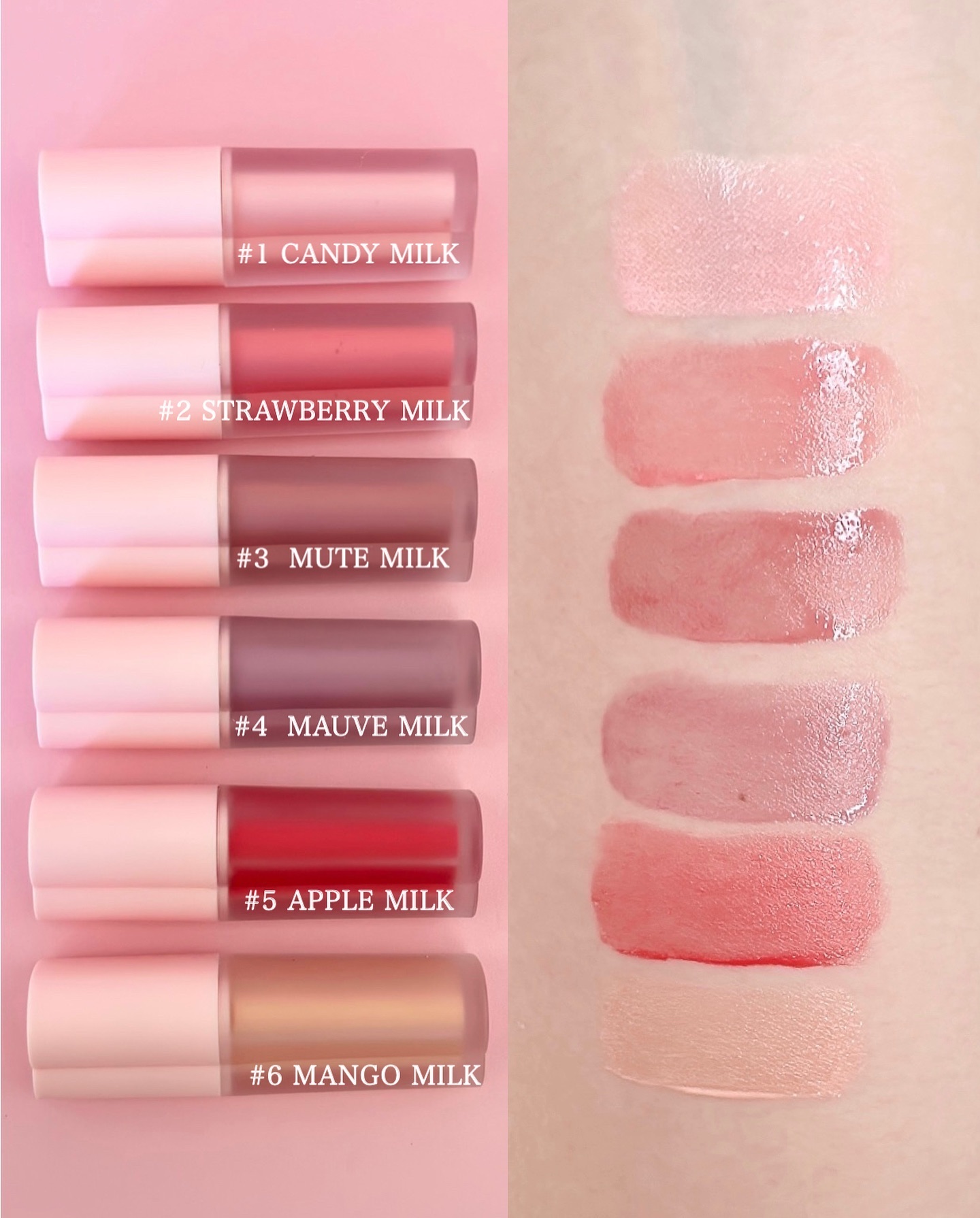 ミルクハートティントリップアンドチーク/Merrymonde/リップティントを使ったクチコミ（2枚目）