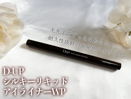 シルキーリキッドアイライナーWP/D-UP/リキッドアイライナーを使ったクチコミ(1枚目)
