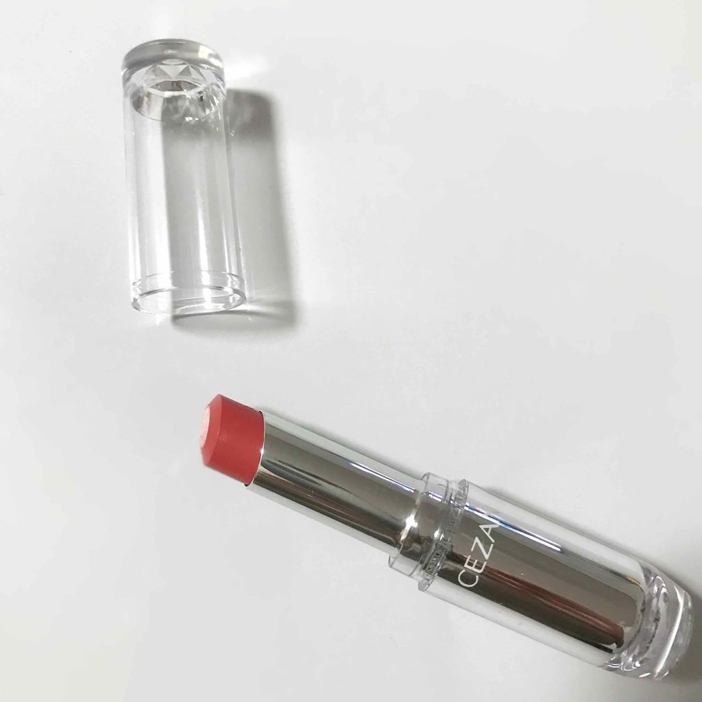 ラスティンググロスリップ/CEZANNE/口紅を使ったクチコミ（2枚目）