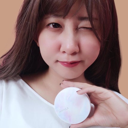 トーンアップ CC クッション ファンデーション/iMPREA/クッションファンデーションを使ったクチコミ(1枚目)