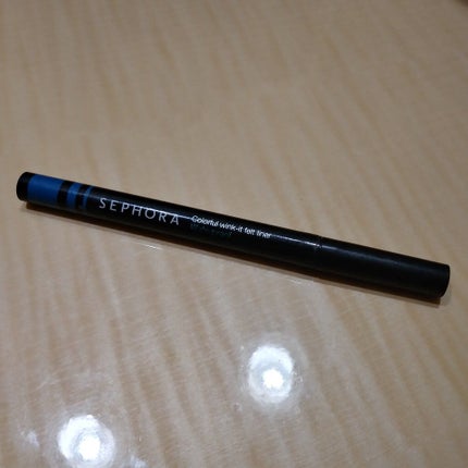 Colorful wink-it felt liner Waterproof/SEPHORA/リキッドアイライナーを使ったクチコミ(1枚目)