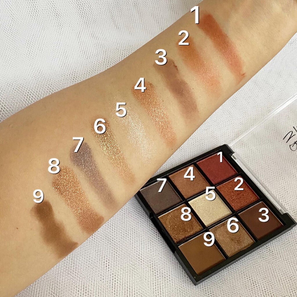 UR GLAM BLOOMING EYE COLOR PALETTE/U R GLAM/アイシャドウパレットを使ったクチコミ(6枚目)