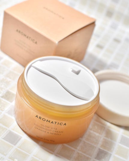 れもん on LIPS 「【AROMATICA】グロービタグッドナイトクリームオレンジ&..」(4枚目)