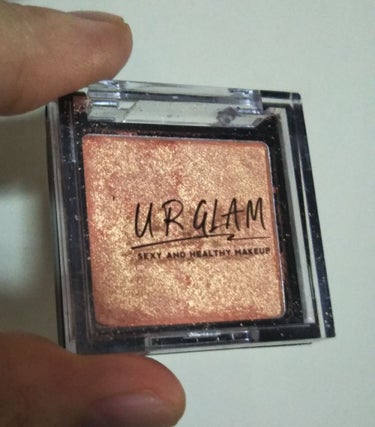 UR GLAM　POWDER EYESHADOW ブライトオレンジ〈オーロラパール〉/U R GLAM/シングルアイシャドウを使ったクチコミ（1枚目）