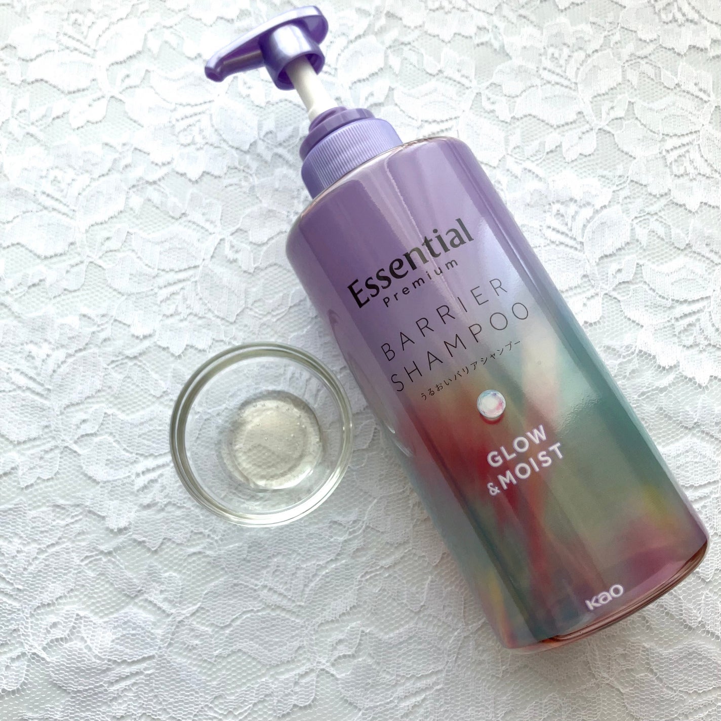 エッセンシャル プレミアム うるおいバリアシャンプー/コンディショナー グロウ&モイスト/エッセンシャル/市販シャンプーを使ったクチコミ(2枚目)