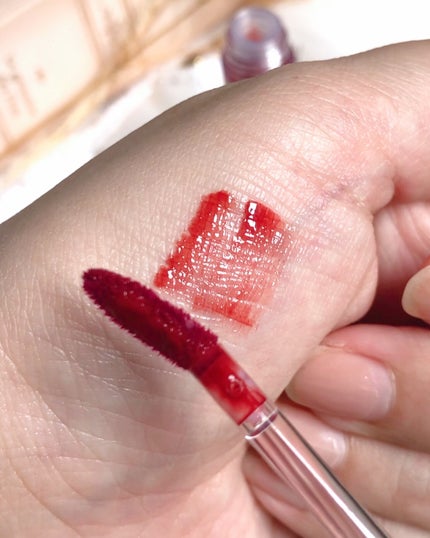 グラッセリップティント/mude/リップティントを使ったクチコミ(2枚目)