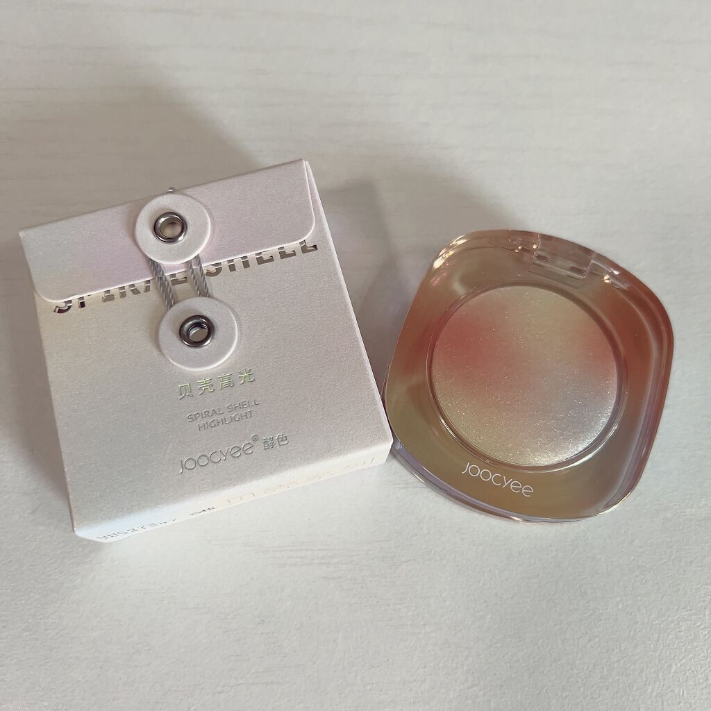 ダイヤモンドシェルハイライト/Joocyee/パウダーハイライトを使ったクチコミ（2枚目）