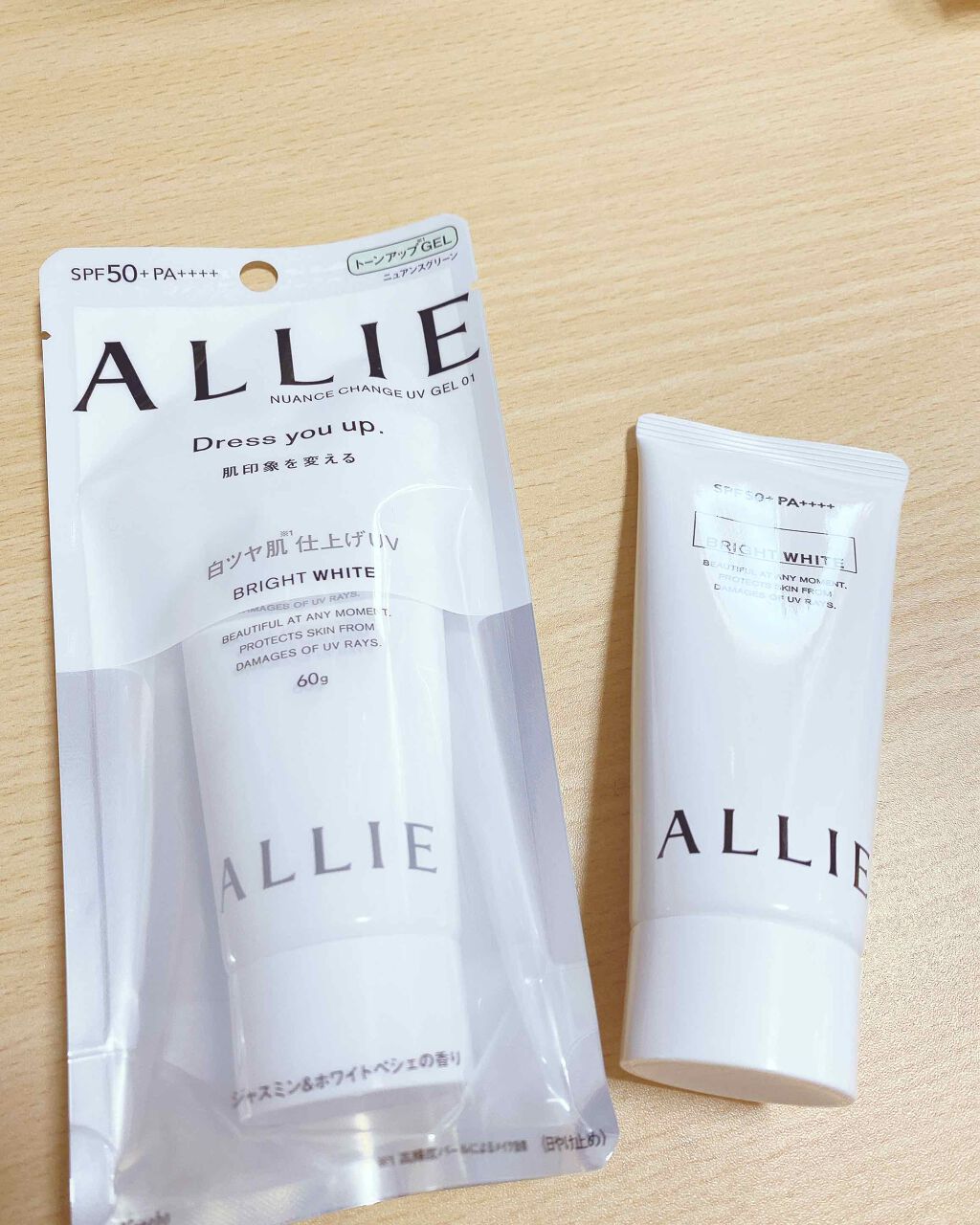 ニュアンスチェンジUV ジェル WT/アリィー/日焼け止めジェルを使ったクチコミ（2枚目）