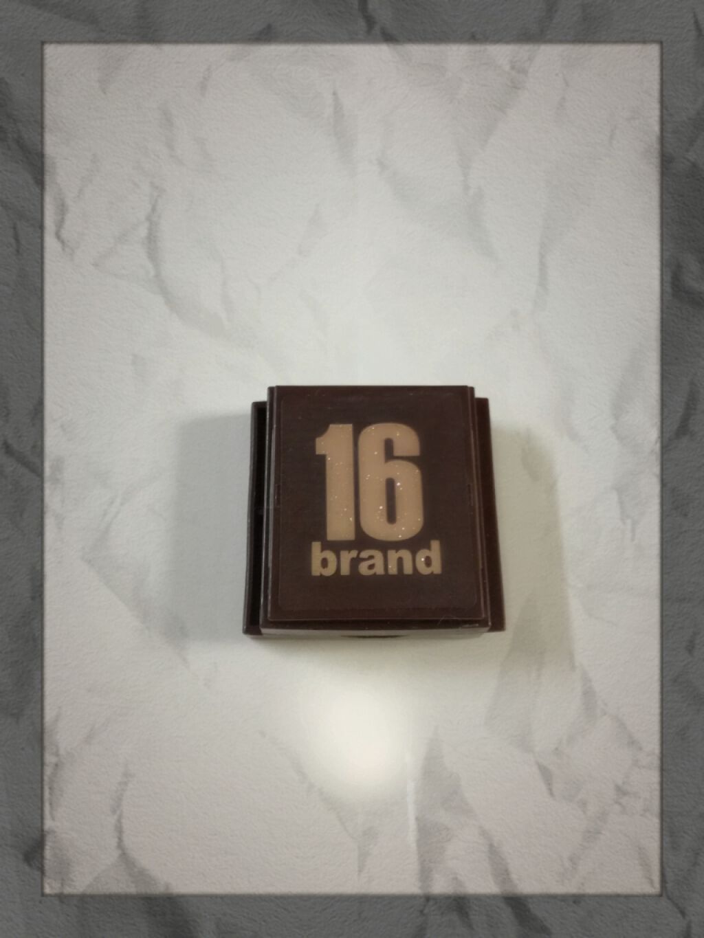 16 シャドウSG08ゴールドサーモン/16BRAND/単色アイシャドウを使ったクチコミ（1枚目）