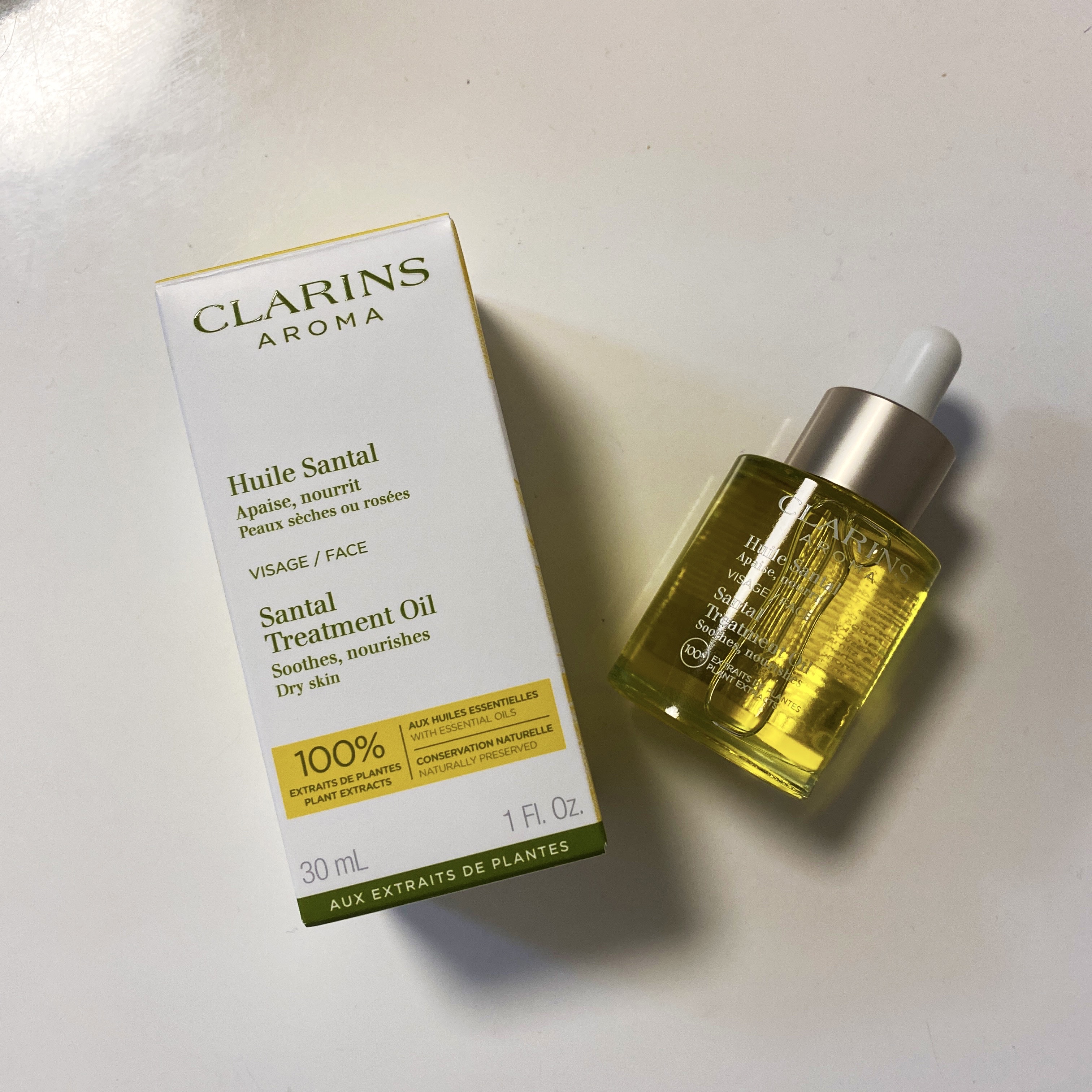 プラント フェイス オイル デハイドレイテッド スキン/CLARINS/フェイスオイルを使ったクチコミ（1枚目）