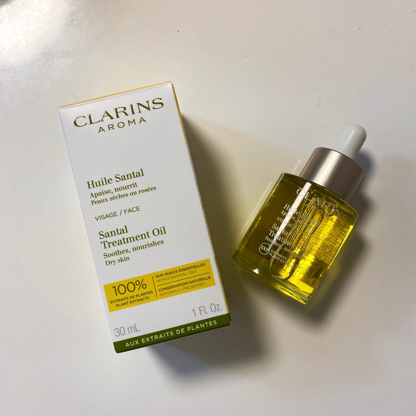プラント フェイス オイル デハイドレイテッド スキン/CLARINS/フェイスオイルを使ったクチコミ(1枚目)