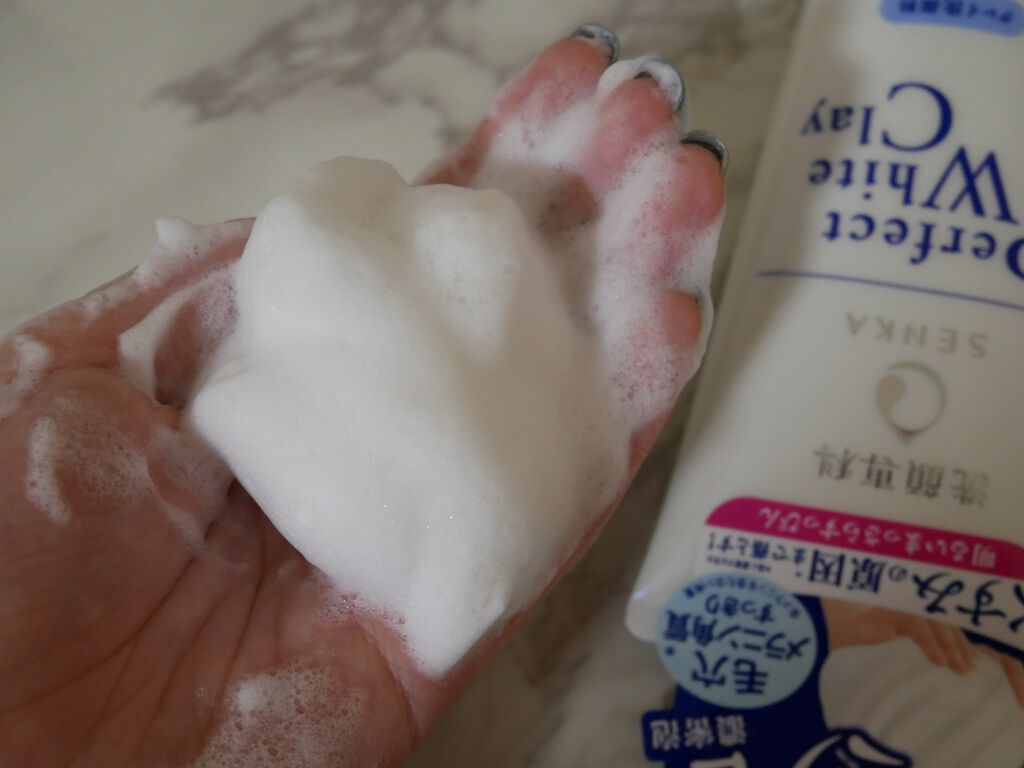 パーフェクトホワイトクレイ/SENKA(専科)/洗顔フォームを使ったクチコミ(3枚目)