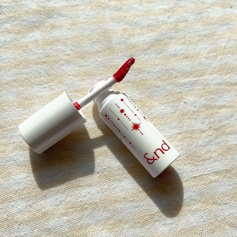 アンドバイロムアンド　グラッシーボムティント/&nd by rom&nd/リップティントを使ったクチコミ（2枚目）