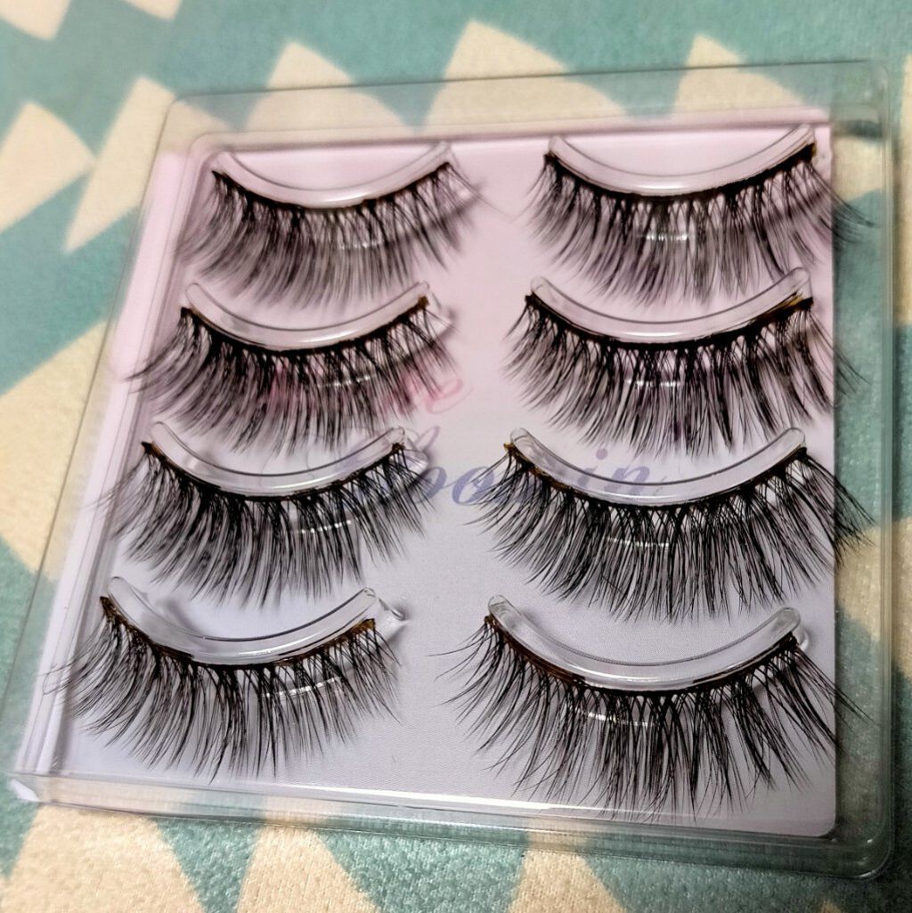 ミッシュブルーミン 3Dアイラッシュライン No.12 スウィートブラウン/ミッシュブルーミン/つけまつげを使ったクチコミ（2枚目）