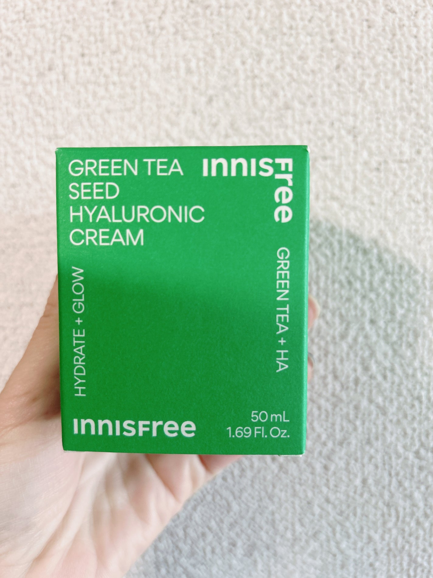 グリーンティーシード ヒアルロン クリーム/innisfree/フェイスクリームを使ったクチコミ(3枚目)