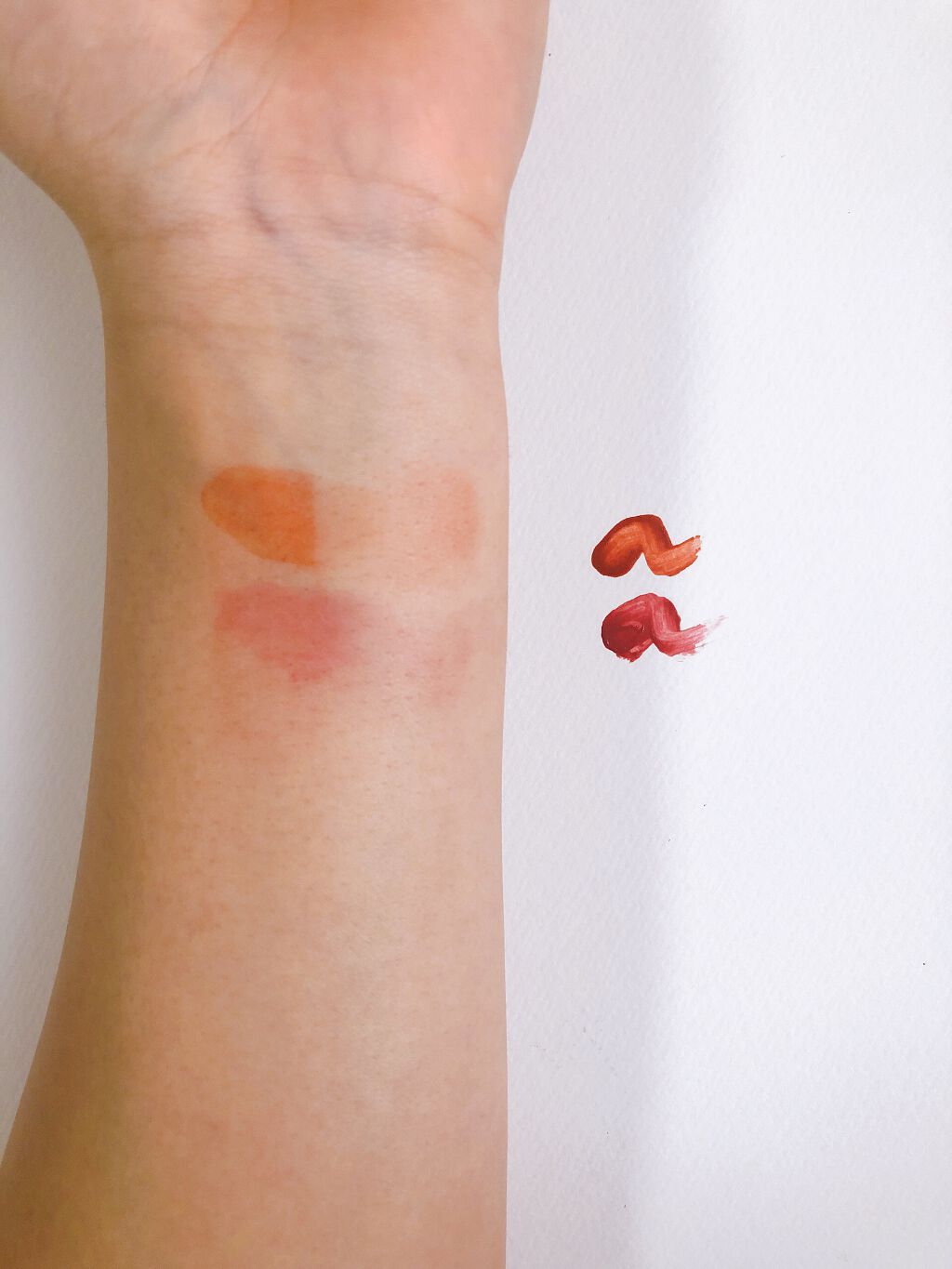 ジューシーラスティングティント/rom&nd/リップティントを使ったクチコミ（3枚目）