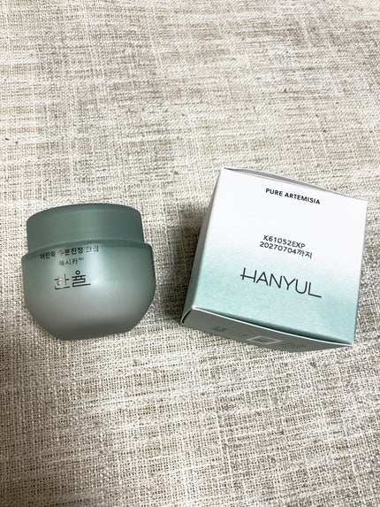 ピュアアルテミシア カーミングウォータークリーム/HANYUL(ハンユル)/フェイスクリームを使ったクチコミ(1枚目)