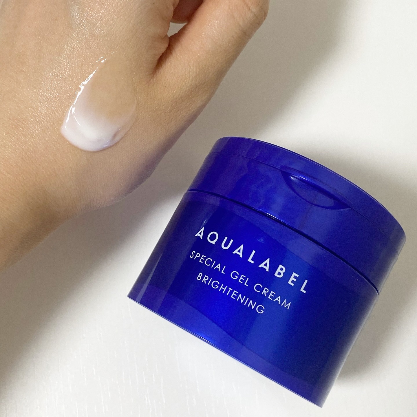 スペシャルジェルクリーム EX （ブライトニング） /アクアレーベル/オールインワン化粧品を使ったクチコミ（3枚目）