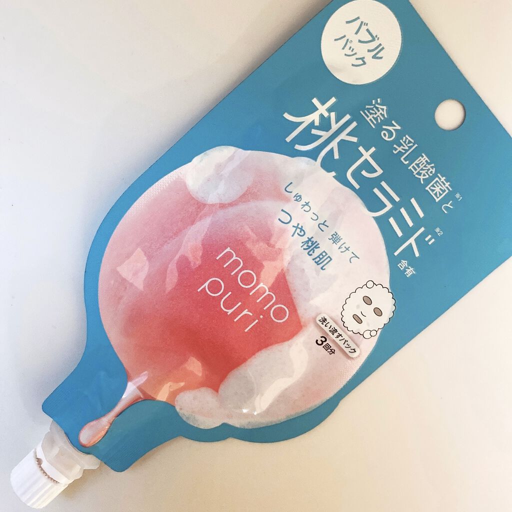 ももぷり フレッシュバブルパック/ももぷり/洗い流すパック・マスクを使ったクチコミ（2枚目）
