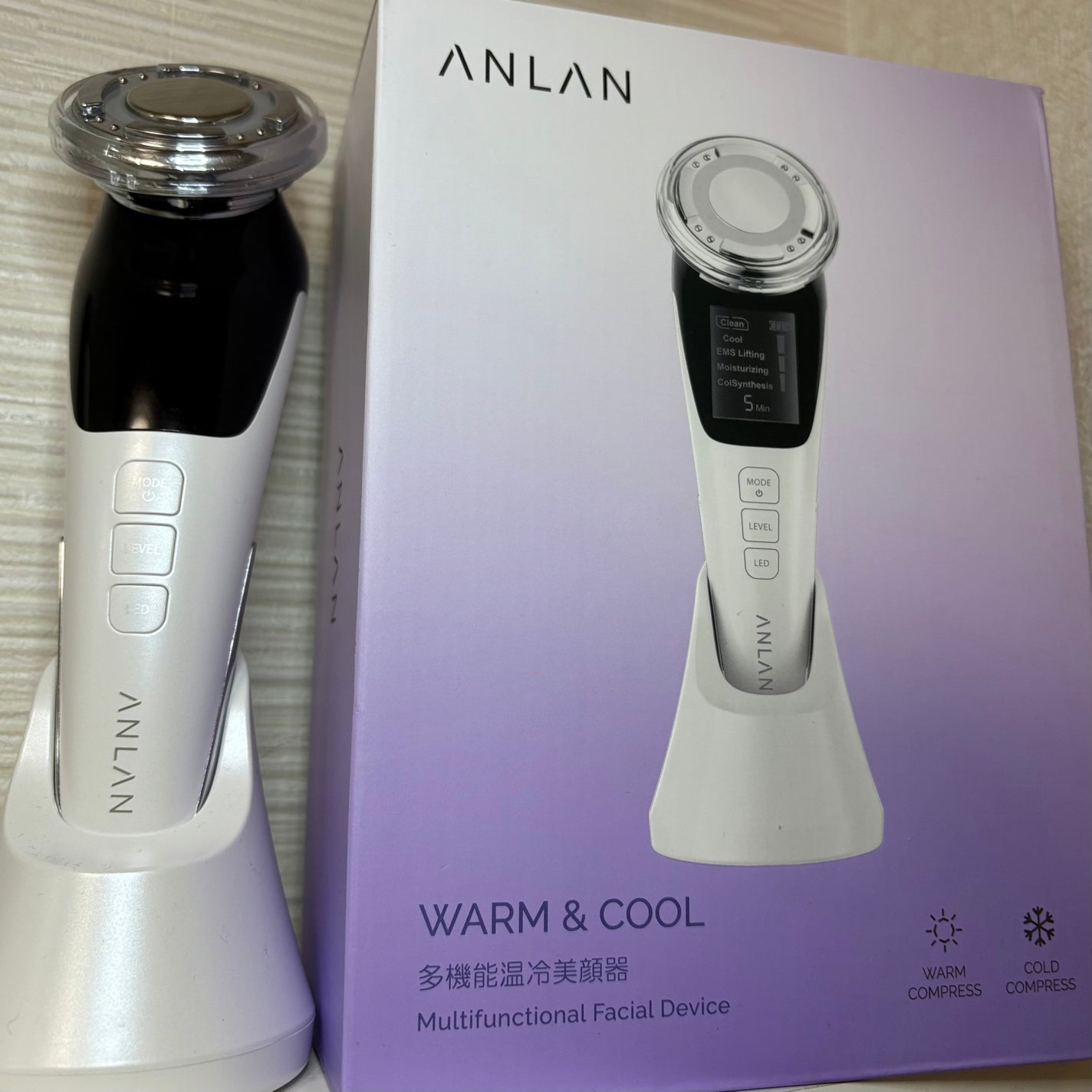 多機能温冷美顔器/ANLAN/美顔器・マッサージを使ったクチコミ(5枚目)