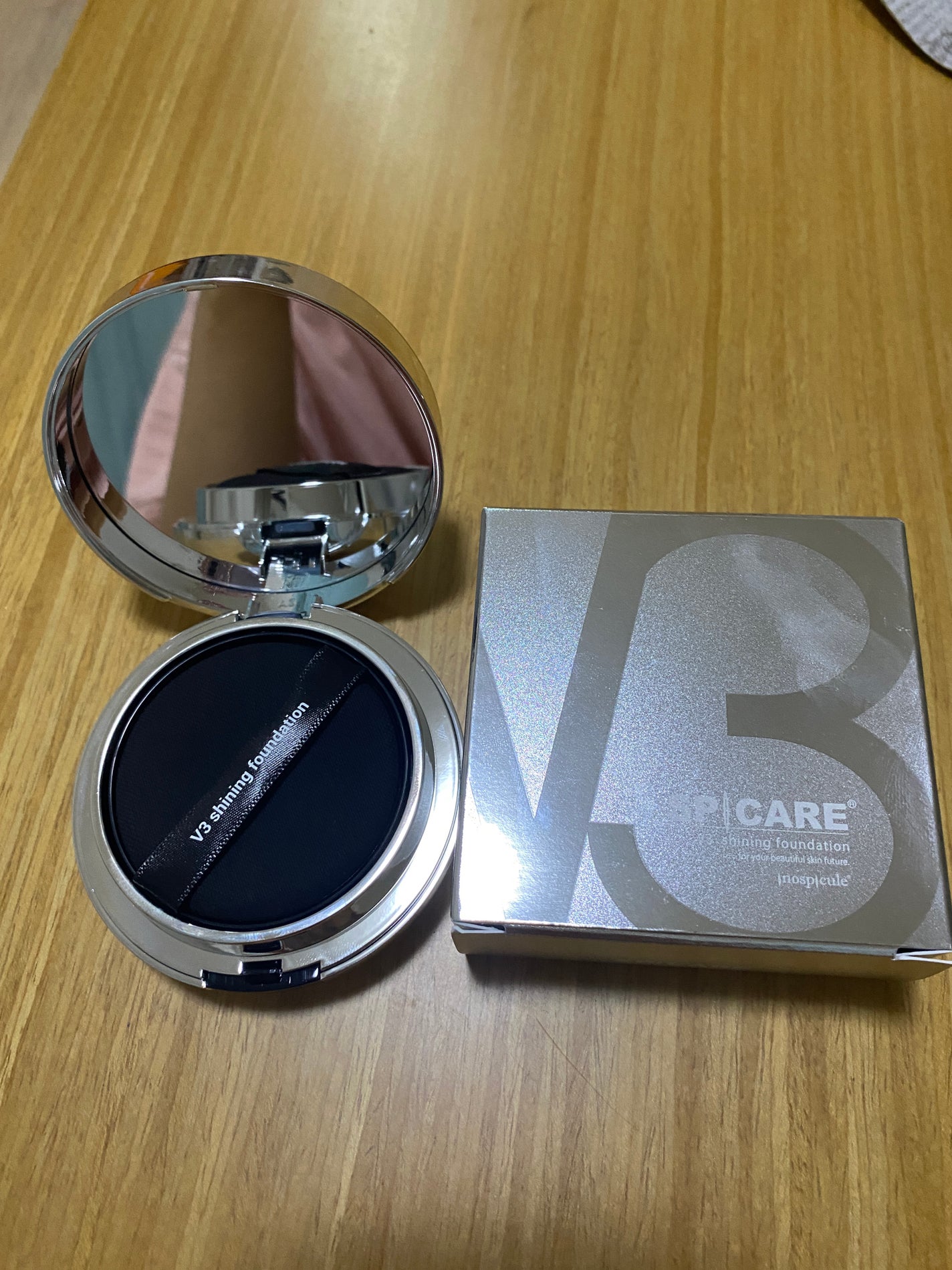 V3シャイニングファンデーション/SPICARE/クッションファンデーションを使ったクチコミ(1枚目)