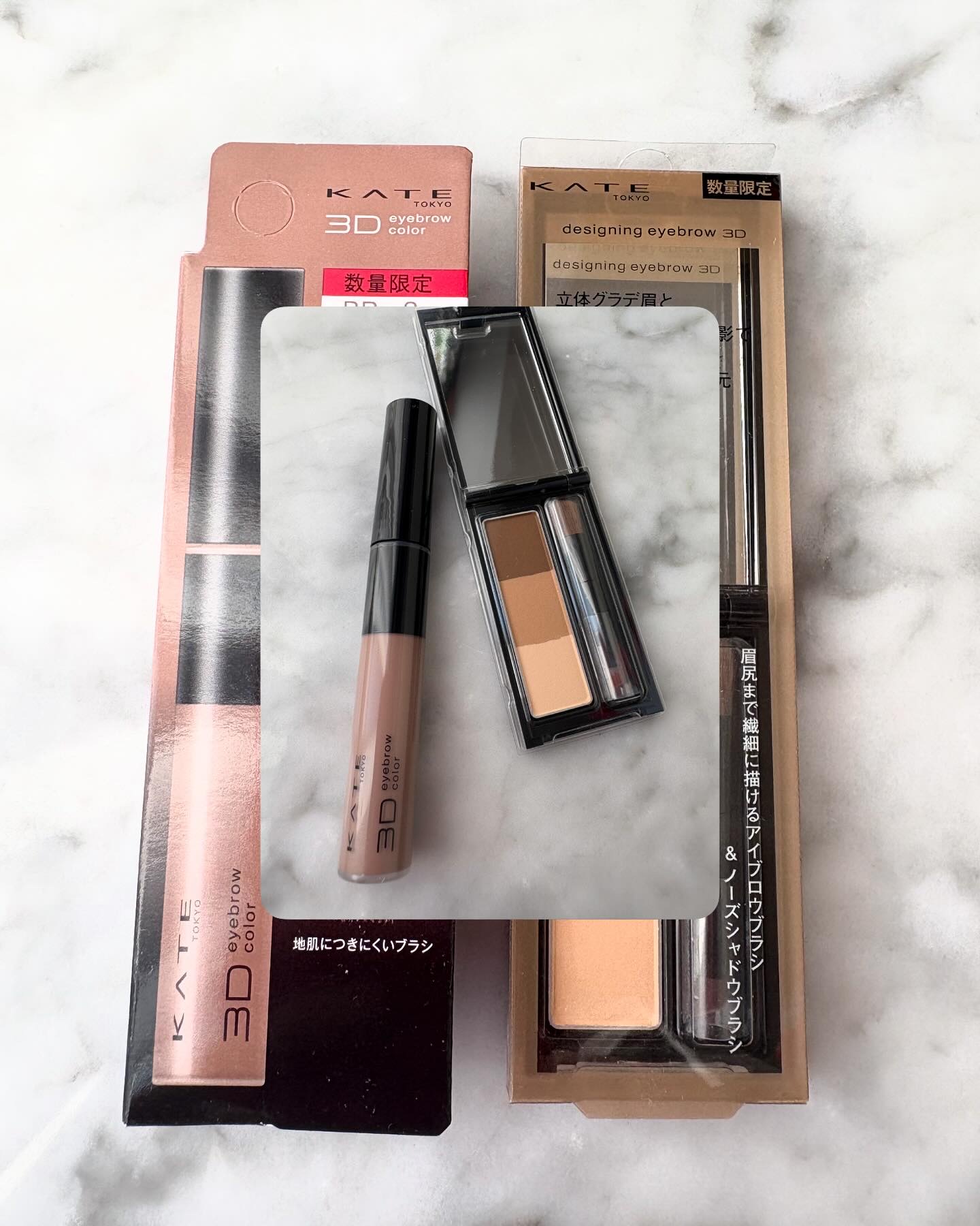 ケイト デザイニングアイブロウ3D/KATE/パウダーアイブロウを使ったクチコミ（1枚目）