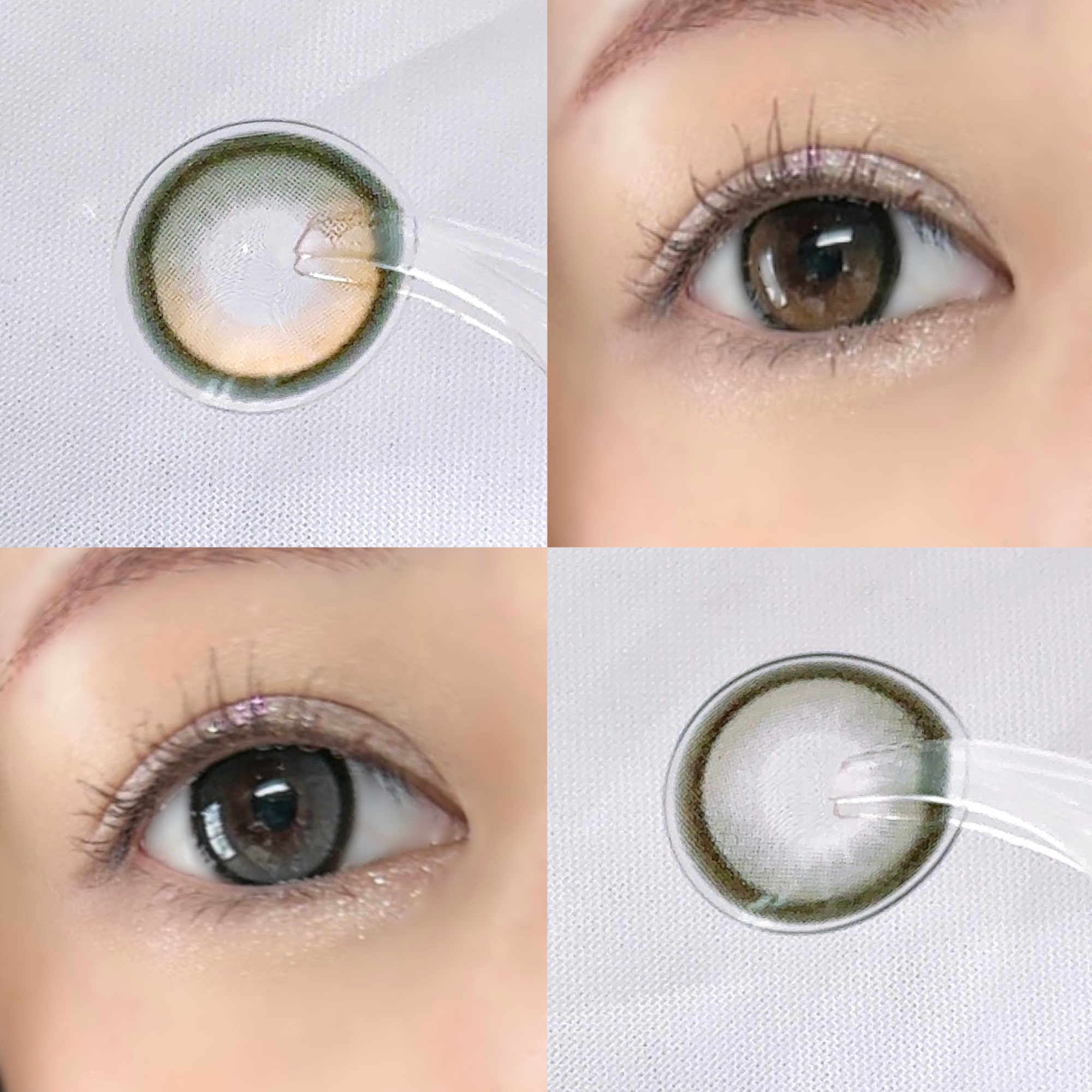 Eyelighter Glowy 1Month/OLENS/カラーコンタクトレンズを使ったクチコミ（2枚目）