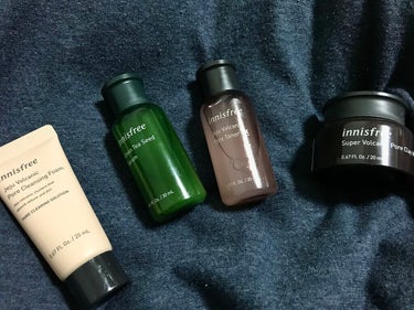 ヴォルカニック スキンケア トライアルセット/innisfree/洗い流すパック・マスクを使ったクチコミ（4枚目）