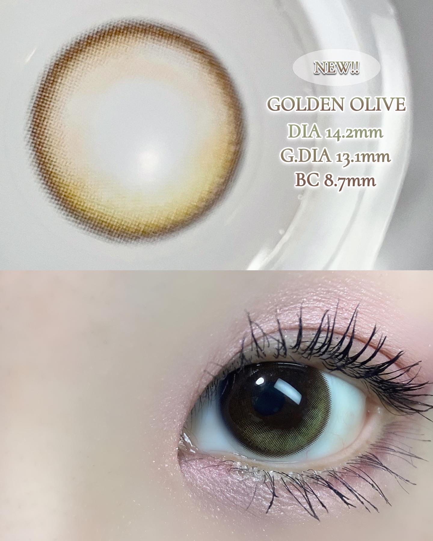 Glowy 1day/OLENS/ワンデー（１DAY）カラコンを使ったクチコミ（2枚目）