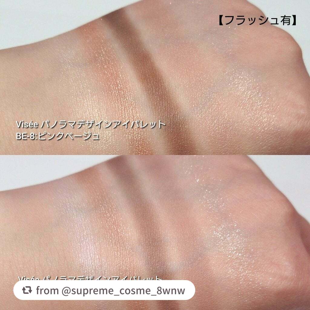 パノラマデザイン アイパレット/Visée/アイシャドウパレットを使ったクチコミ(5枚目)