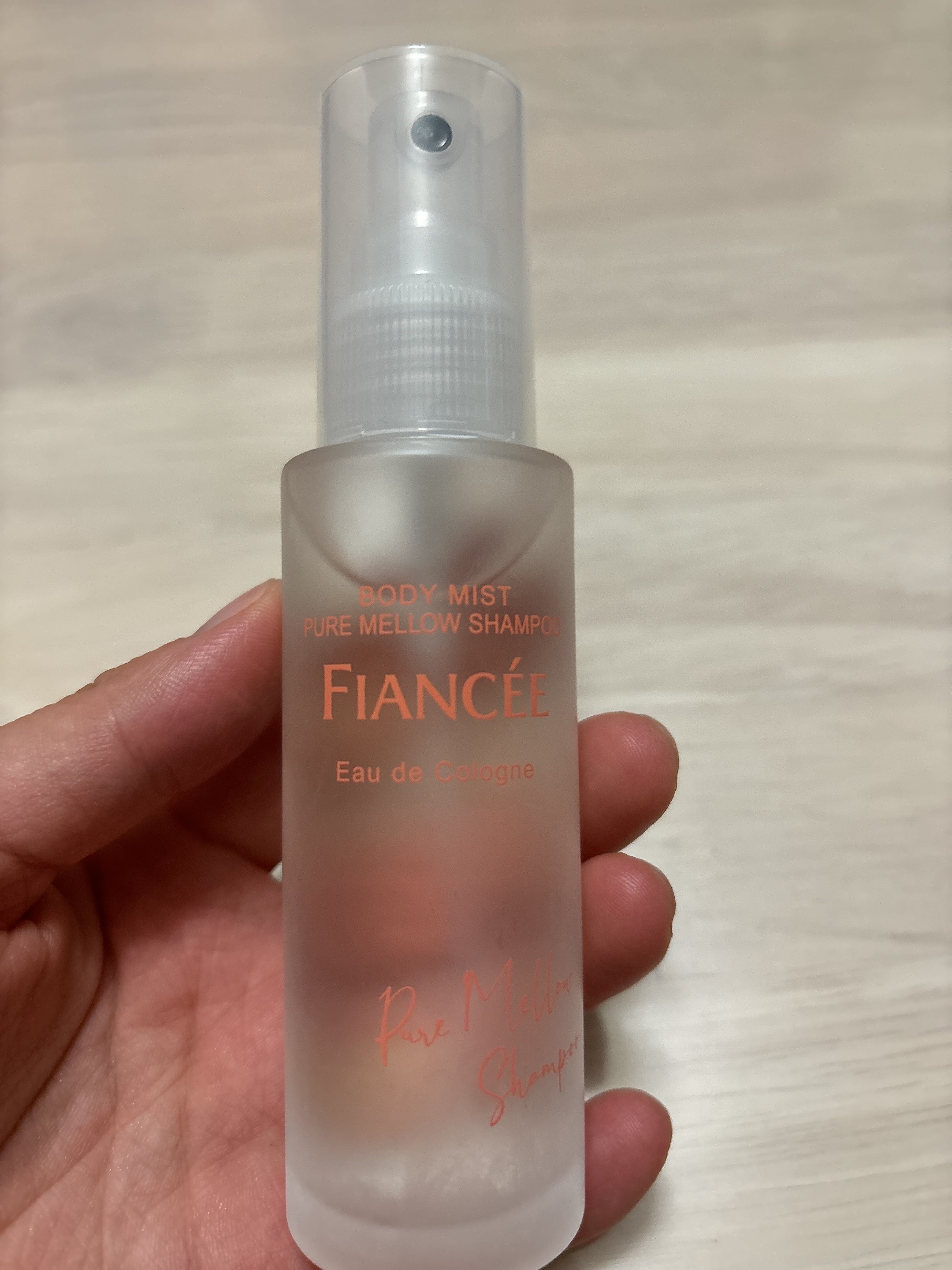 ボディミスト ピュアメロウシャンプー		/フィアンセ/香水(レディース)を使ったクチコミ（1枚目）