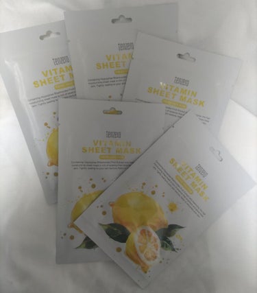 VITAMIN SHEET MASK/tenzero/洗い流すパック・マスクを使ったクチコミ（1枚目）