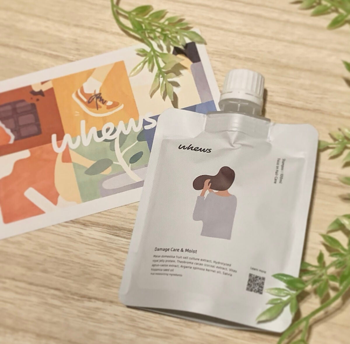 ダメージケア&モイスト シャンプー/whews/市販シャンプーを使ったクチコミ(1枚目)