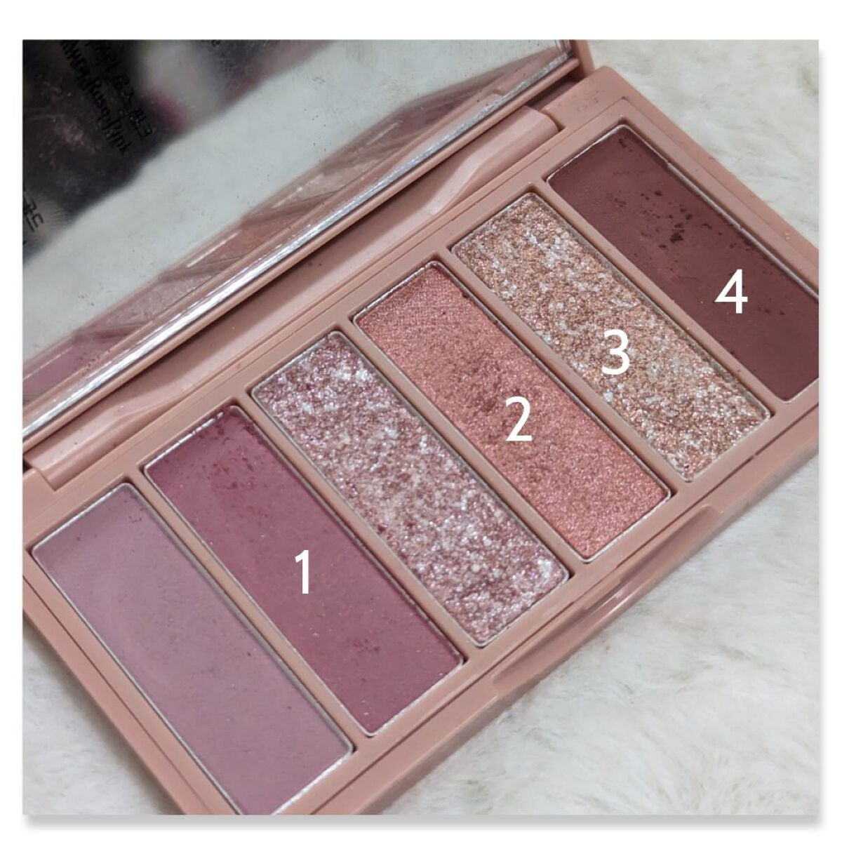 プレイカラーアイズミニ ローズボム/ETUDE/アイシャドウパレットを使ったクチコミ(3枚目)