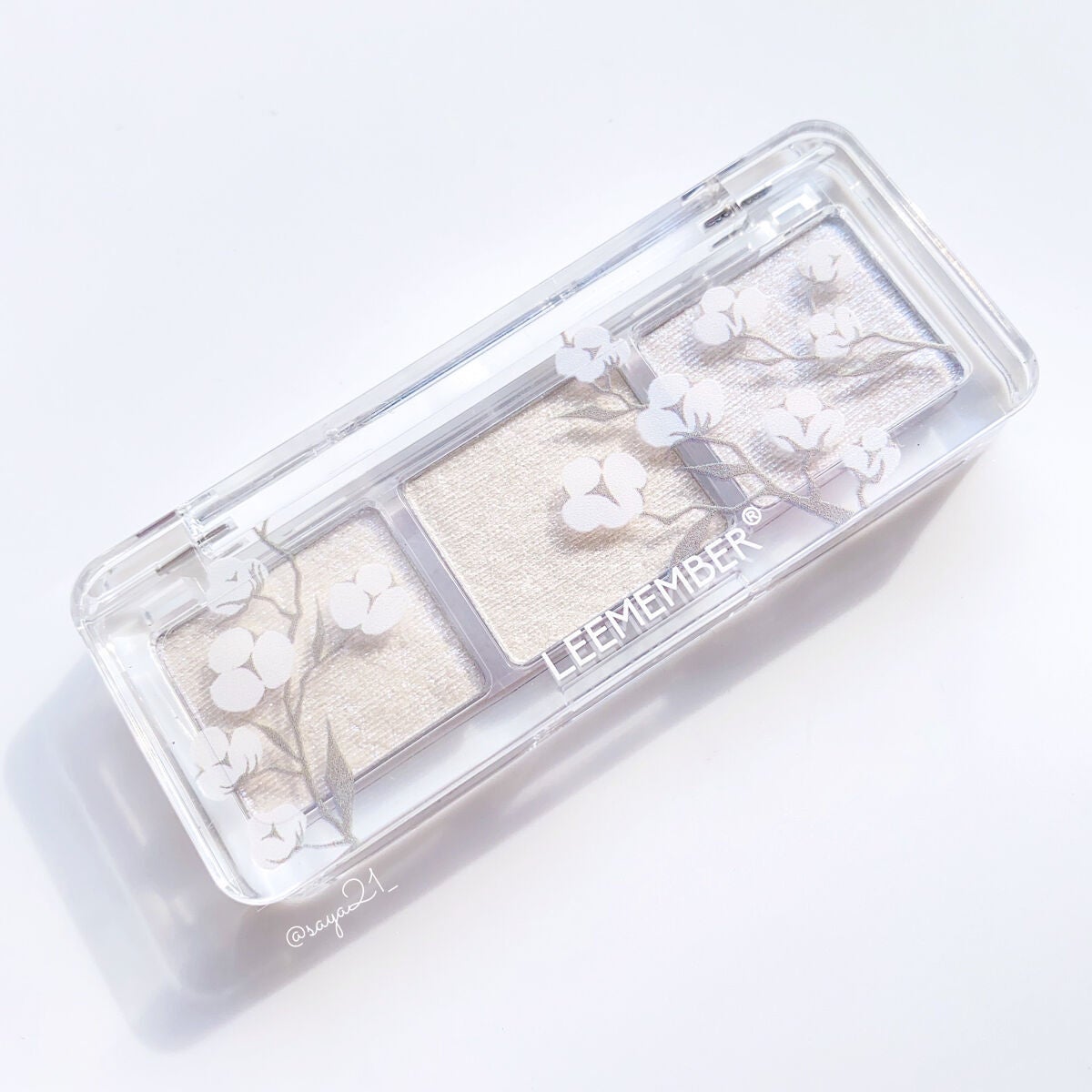 3色フローラアイパレット/LEEMEMBER/アイシャドウパレットを使ったクチコミ(1枚目)