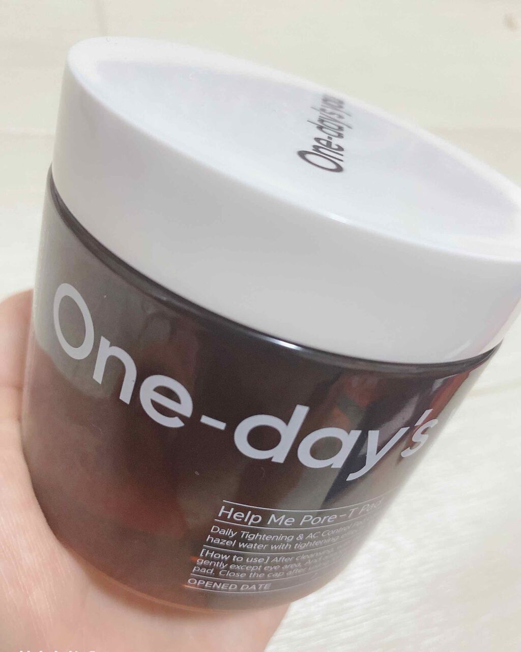 ヘルプミー! ポア-Tパッド/One-day's you/トナーパッドを使ったクチコミ（1枚目）